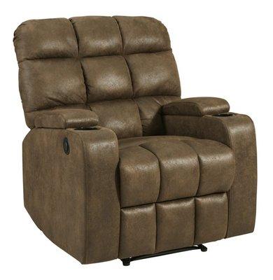 Special purchase. Power recliner with cup holders and storage in the arms for only $359.