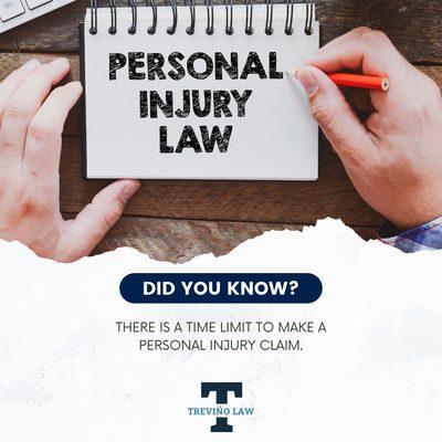 You should know this if you want to file a personal injury claim.