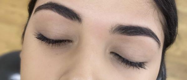 Eye brow threading