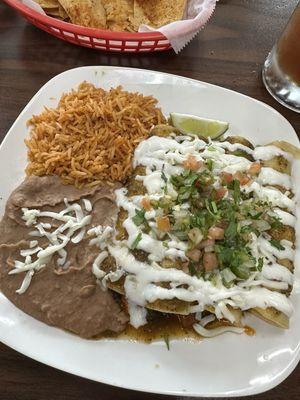 chicken enchiladas