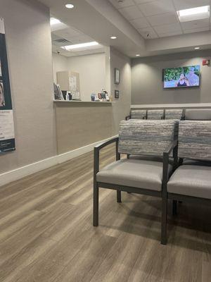 Patient waiting area