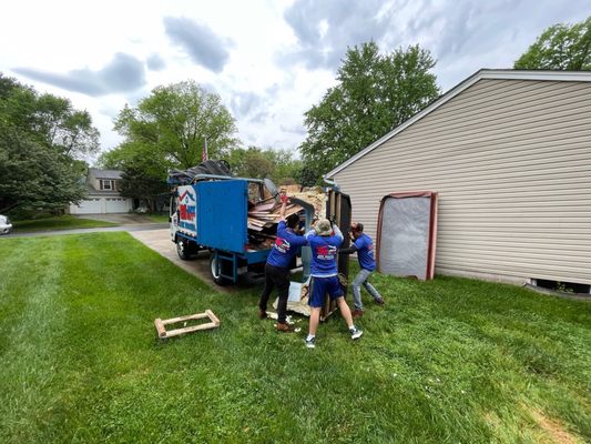 Getting rid of an old hot tub in DC