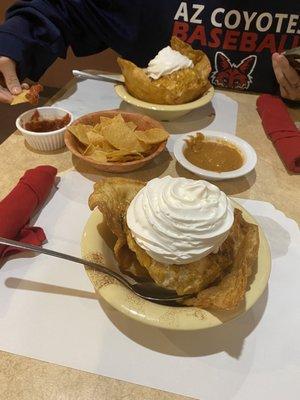 Fried ice cream