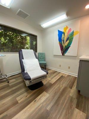 Patient exam room.