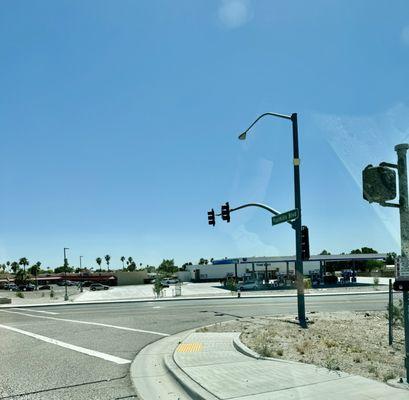 Chevron Station. From Foothills Blvd and Frontage road intersection