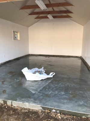 Sheetrock/Cement Floors