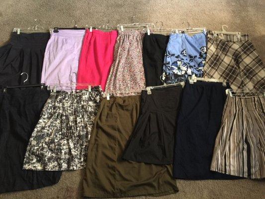 Great selection of skirts