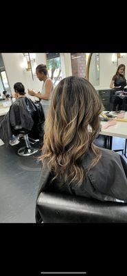 Balayage hair