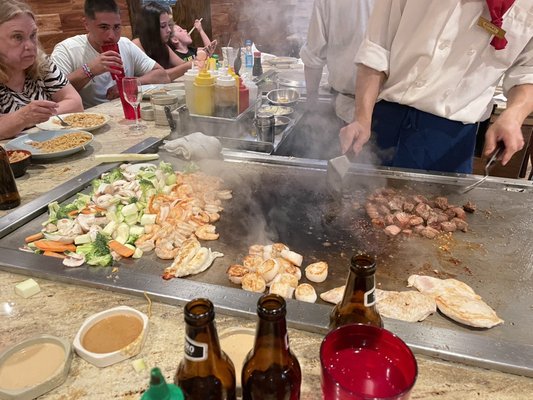 Hibachi veggies