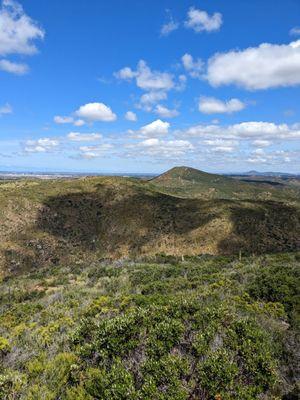 Views of South and North Fortunas from the peak