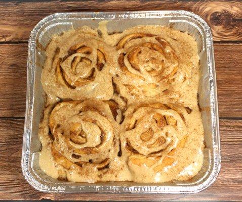 Cinnamon Rolls with Maple Icing