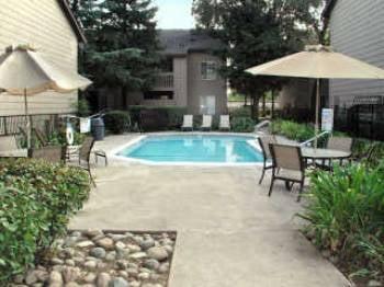 Beautiful landscape and pool area