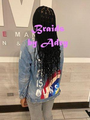 Knotless braids