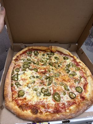 Jalapeño pizza