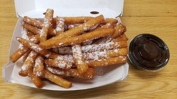 Funnel Cake Fries is the B*MB! Get two of them... you won't regret it!