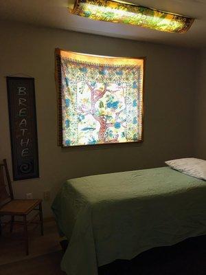 treatment room called the Jungle Room