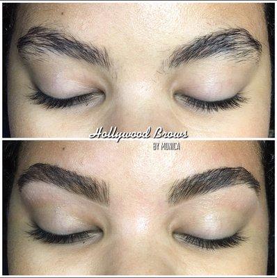 *Brow shaping