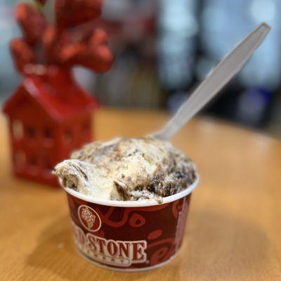 Mud Pie Mojo made with cookie dough ice cream. Yum!