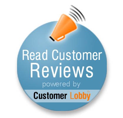 We have HUNDREDS of 5-Star Reviews on www.CustomerLobby.com