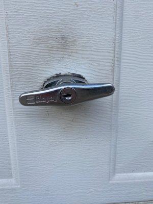 garage door lock