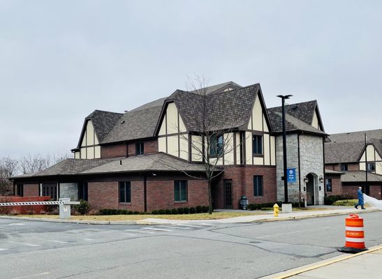 New buildings that fit in with the existing architecture in the neighborhood.