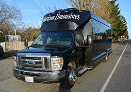 Classic Party Bus, up to 20 passengers, Party lights, surround sound, Bluetooth, and one large flat screen tv.