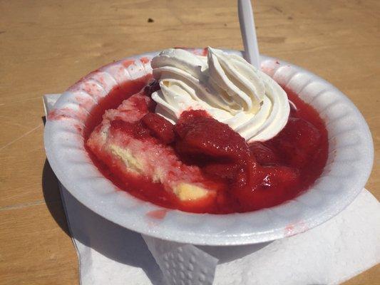 Strawberry Shortcake from the Crystal Masonic Lodge