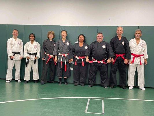 A few of our qualified Black Belt Instructors.