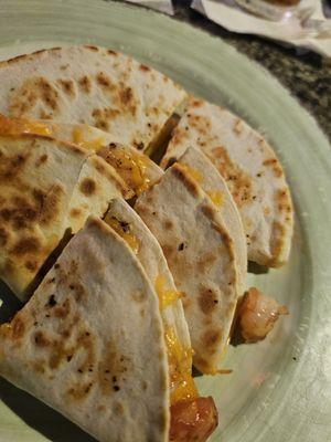 Shrimp quesadillas