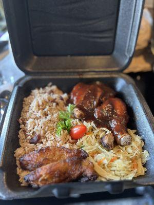 Bbq jerk plate