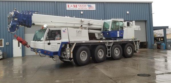 L&M Crane & Rigging Corp. - All Terrain Crane -  Call (516) 546-3725