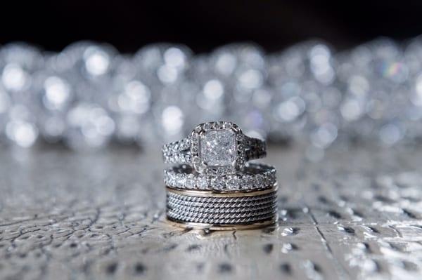 Our gorgeous wedding rings