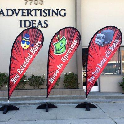 Custom Teardrop Flags