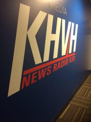 into the KHVH studio