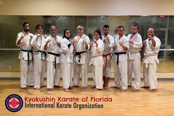 Kyokushin students! Osu