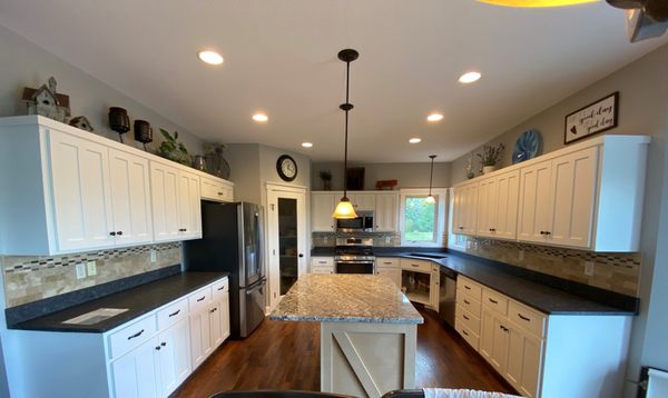 Granite Kitchen Counters and Island