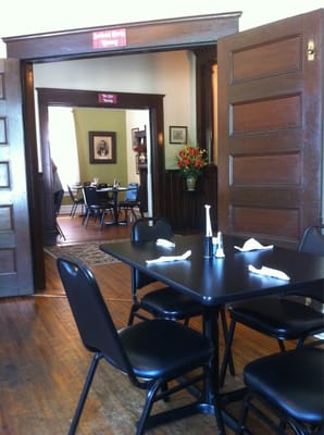 An older home makes for a really nice casual restaurant !