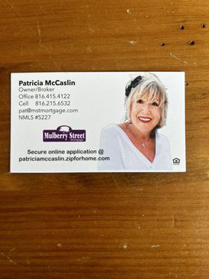 Patricia McCaslin's information