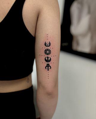 Star Wars Symbols Tattoo