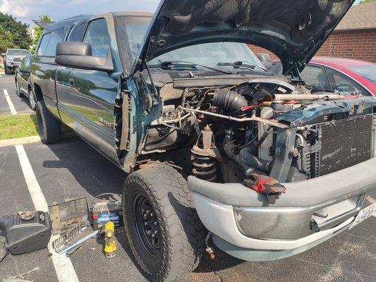 1997 Dodge ram fender replacement