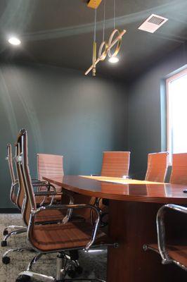 Our downstairs conference room, available to be reserved by anyone!