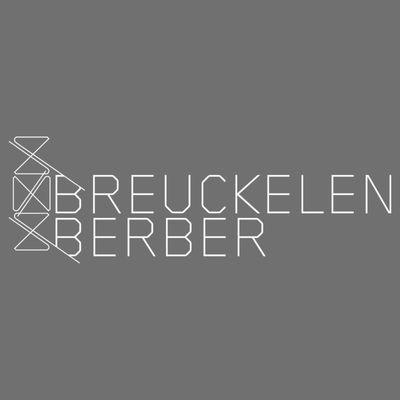 Breuckelen Berber, specializing in vintage Moroccan Carpets, Rugs, Textiles and Design Objects. This is our graphic designed logo.