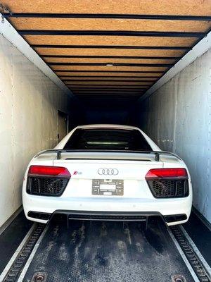 Audi R8 Enclosed Transport