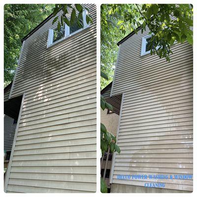 Siding soft wash