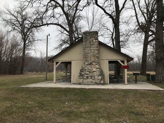 Covered picnic area