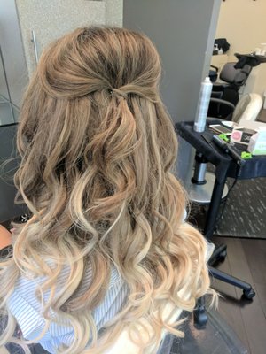 Beautiful wedding hair by Laura!