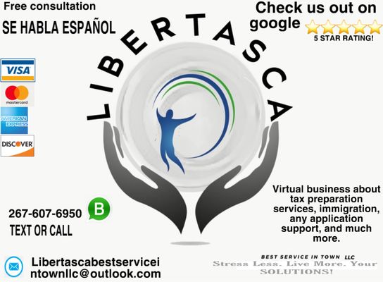 https://www.facebook.com/LibertascaBestServ https://wa.me/message/ZUH6TWQQT4NPA1