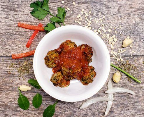 Organic Turkey Meatballs with Marinara