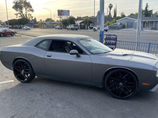 2012 Dodge Challenger on 24's