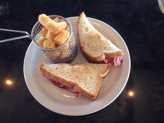 Hot ham & cheese lunch special.